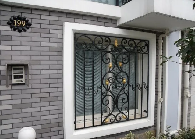 Us 150 0 Wrought Iron Steel Gl Window Metal Windowswindow Grill Design Hc W11 In Windows From Home