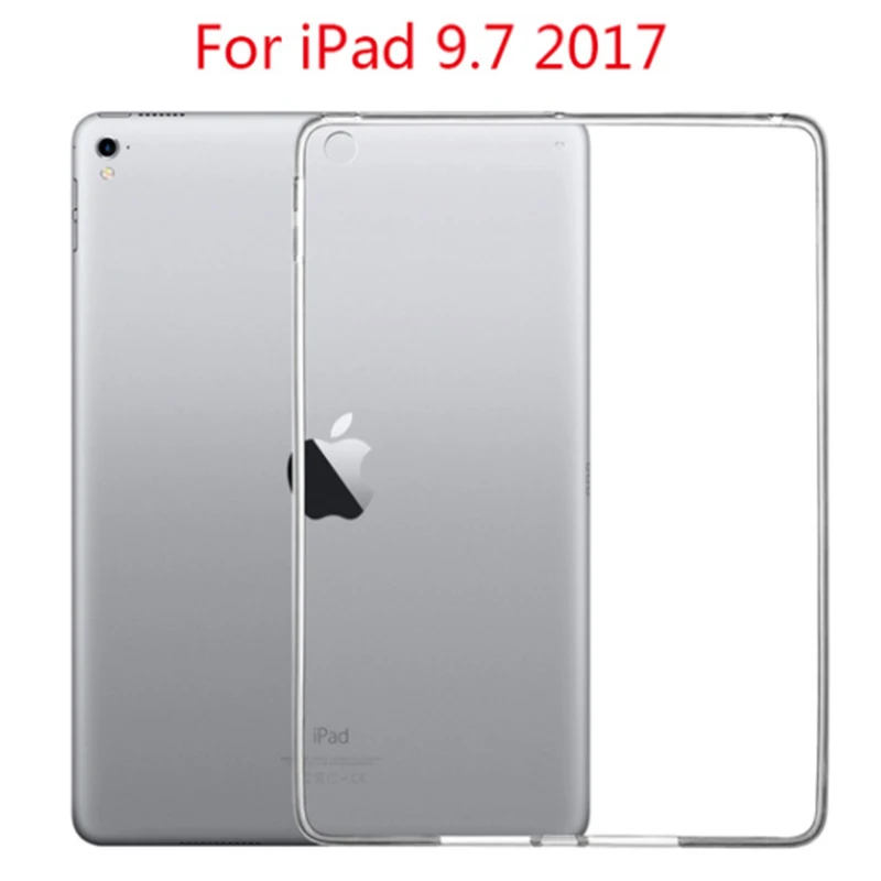 Чехол для iPad, чехол для планшета 6-го поколения для iPad 9,7, Роскошный прозрачный кремний чехол для iPad 9,7 - Цвет: for iPad 2017 5th