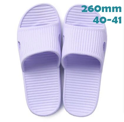 Оригинальные тапочки Xiaomi mijia; мягкие женские и мужские сандалии для купания; детская повседневная обувь; нескользящие домашние тапочки для душа - Цвет: purple 260mm