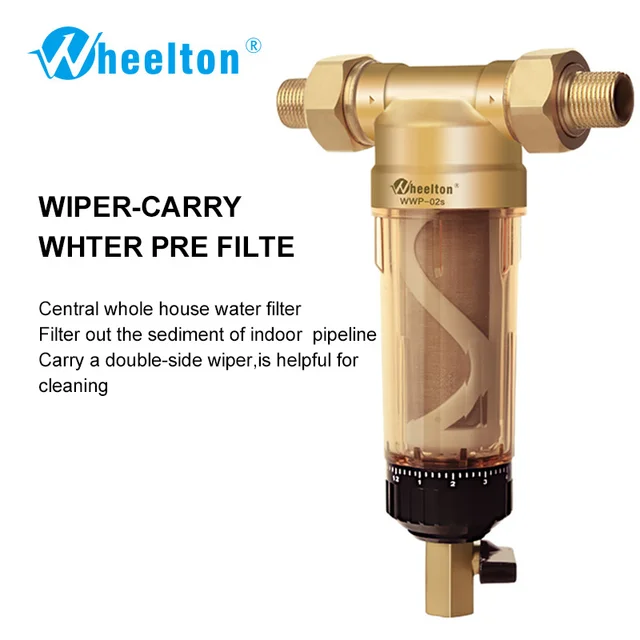 Special Offers Wheelton Water Pre Filter (WWP-02S) Carry Two Wipers Euro-standard Brass 30Years lifitime Purifier whole house 1/2"&3/4"&1 " Special Offers Wheelton Water Pre Filter (WWP-02S) Carry Two Wipers Euro-standard Brass 30Years lifitime Purifier whole house 1/2"&3/4"&1 "
