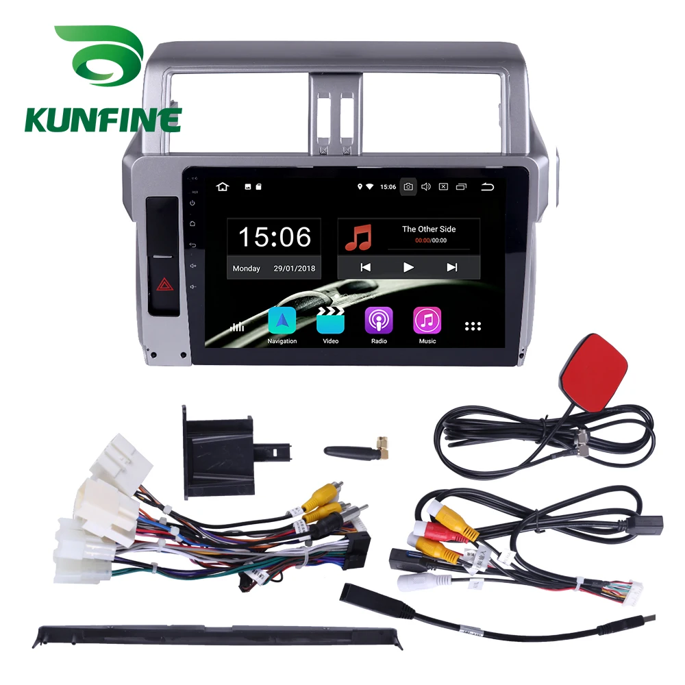 Top Android 9.0 Ram 4G Rom 64G PX6 Cortex A72 Car DVD GPS Multimedia Player Car Stereo For Toyota Land Cruiser 14-17 Radio Headunit 6