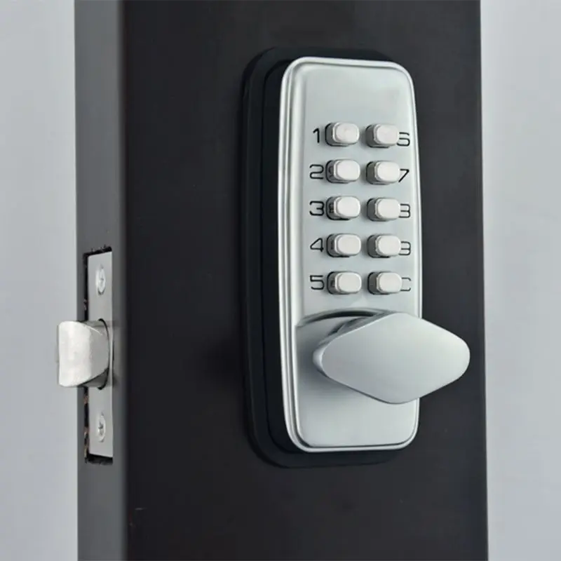 

Zinc Alloy Miniature Digital Push Button Mechanical Lock With Combination Code Drop ShiP