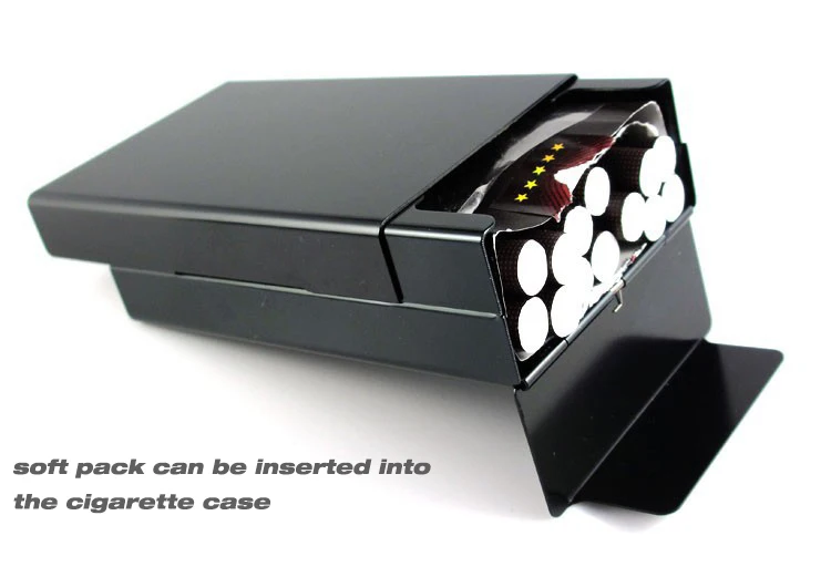 Wolf Laser Holds 20 Cigarettes Novelty Metal Cigarette Case Smoking