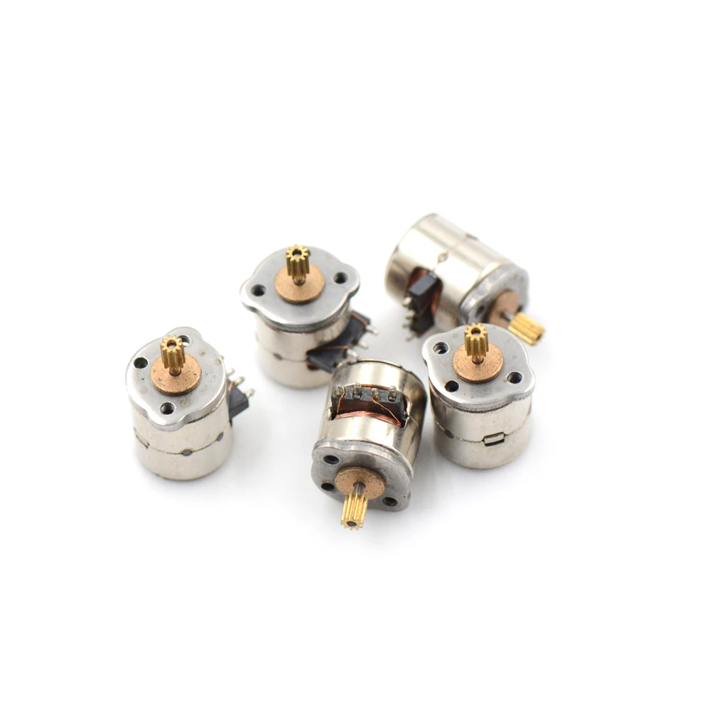 5pcs/lot Micro Stepping Motor Controller 2 phase 4 wire 8*9.2mm 3V Dc Stepper Motor for small household electrical appliances