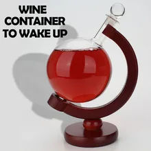 Круглая стеклянная бутылка для вина Containe, креативный домашний винный шкаф, Винный Стеллаж 500 мл