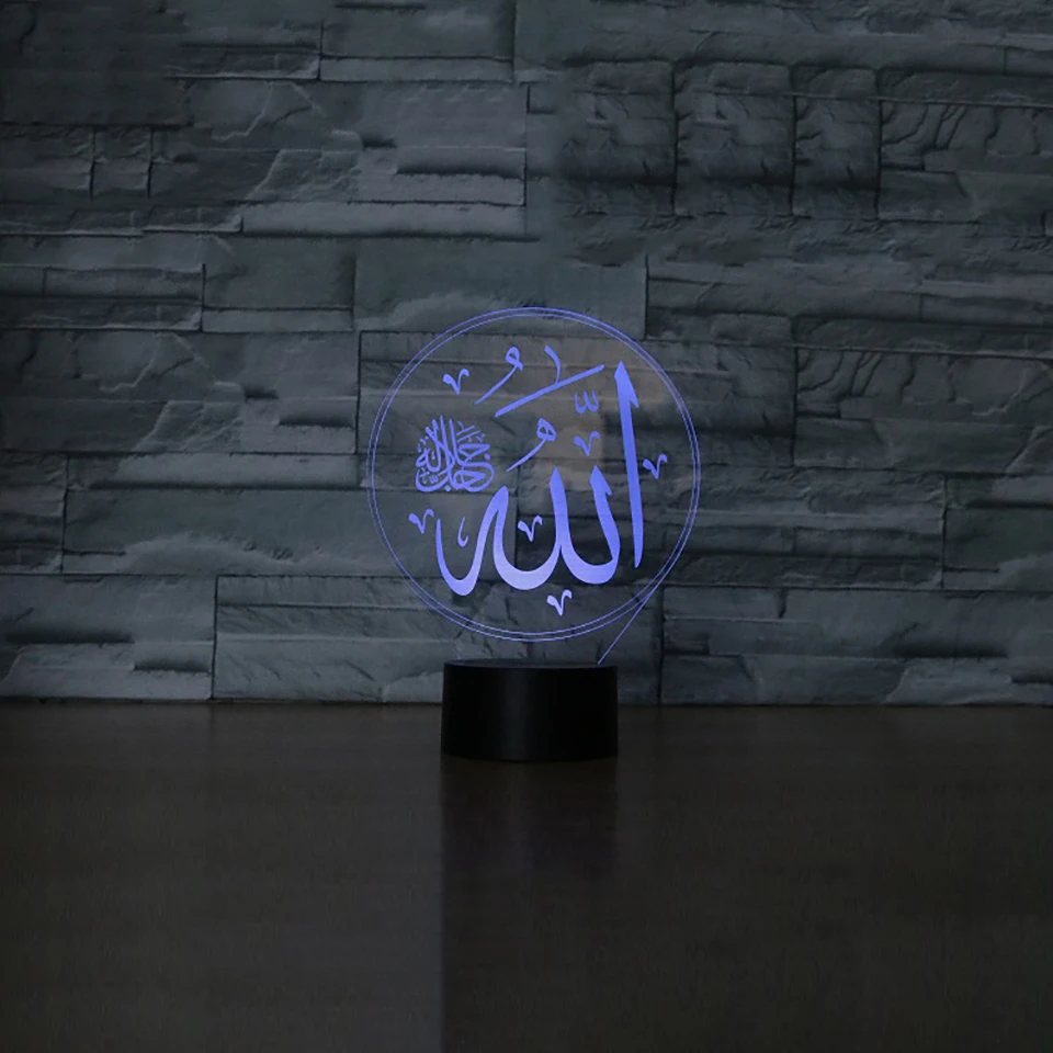7 Colors Changing Lampara Islamic Muhammad Nightlight 3D Acrylic Led Table Desk Lamp Usb Kids Bedside Sleep Lighting Decor Gifts 7 Colors Changing Lampara Islamic Muhammad Nightlight 3D Acrylic Led Table Desk Lamp Usb Kids Bedside Sleep Lighting Decor Gifts