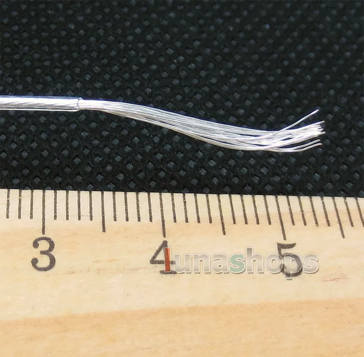 100m Acrolink Silver Plated 6N OCC Signal   Wire Cable 0.35mm2 Dia:1.2mm For DIY 