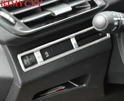 BJMYCYY подходит для 2017 Peugeot 5008 3008 GT аксессуары из нержавеющей стали кнопки