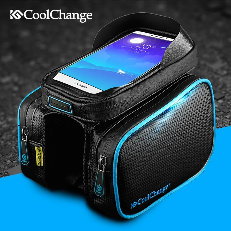 COOLCHANGE Bike Bag Mountain Road Bike Top Tube Bag Waterproof