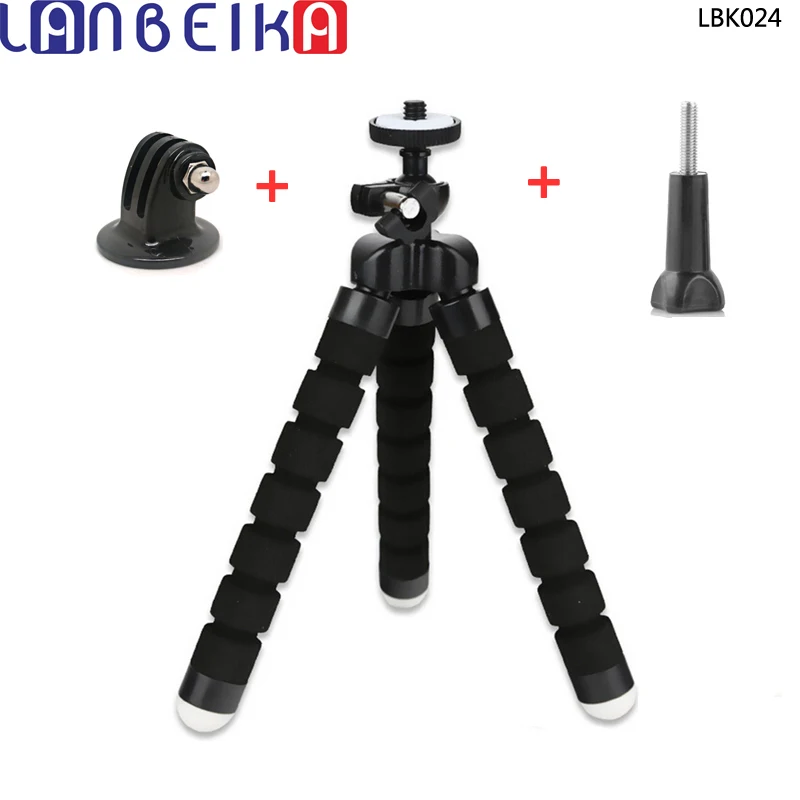 

LANBEIKA for GoPro Accessories Flexible Mini Octopus Tripod With Screw For GoPro Hero 6 5 4 3+ For SJCAM SJ4000 SJ5000 SJ6 SJ7