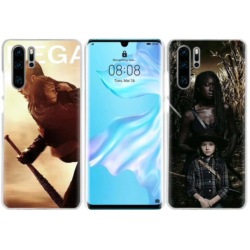 Чехол Negan Walking Dead для Huawei P20 P30 P40 Lite E P Smart Z Plus 2019 P10 Mate 10 20 Pro жесткие чехлы телефонов