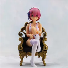 Re Life in a different world от zero Ram ПВХ Фигурки игрушки Аниме Корона