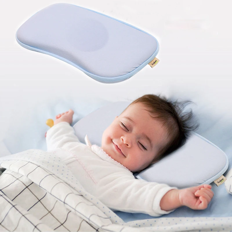 Coussins d'allaitement pour bébés | Coussin Anti-roulis pour le sommeil des enfants, coussin de cou en lapin, oreiller de tête plate pour nourrissons et bambins