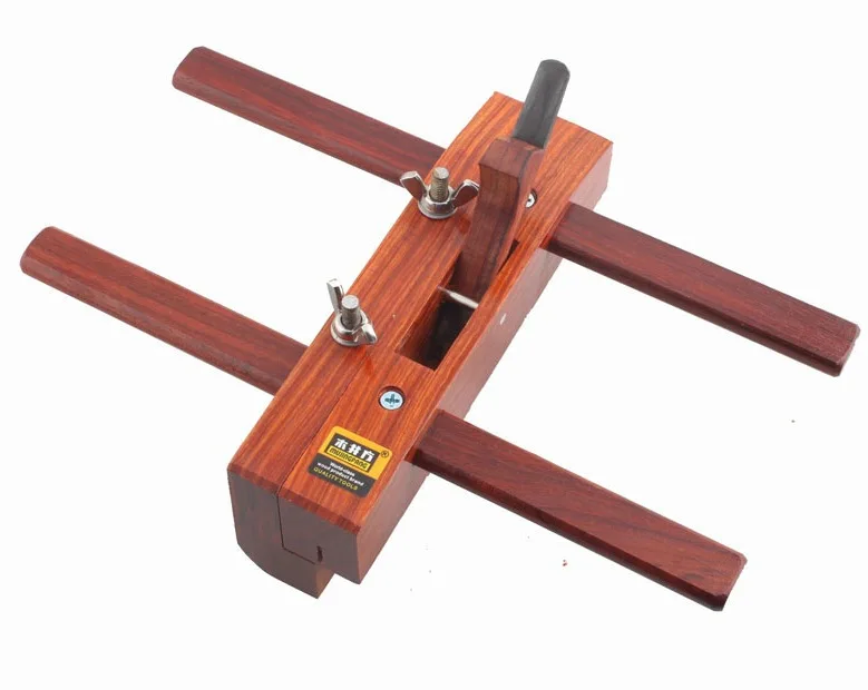 Solid Wood Rabbeting Woodworking Planes Grooving Hand Tools & 5 Blades