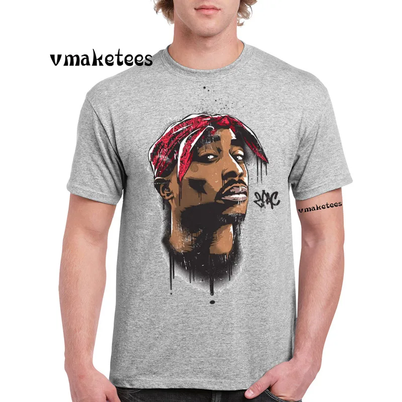 Tupac 2pac Рэппер Рэп хип хоп SWAG футболка с круглым вырезом и коротким рукавом летняя