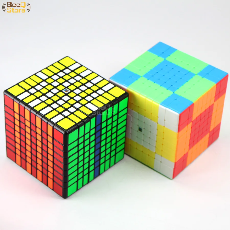 MF9 9x9x9 Cube 9x9 speed Cubo Migico кубик Moyu черный/Stickerless Профессиональный пазл 9*9 мини куб Обучающие Детские игрушки