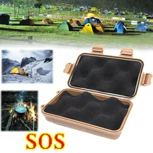 Открытый SOS труба аптечка первой помощи помочь Давление противоударный Водонепроницаемый открытый спорт отдых Пеший Туризм спасательное снаряжение инструменты