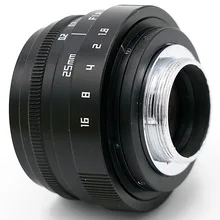25mm f1.8 C mount camera CCTV Lens II for Sony NEX E-mount camera