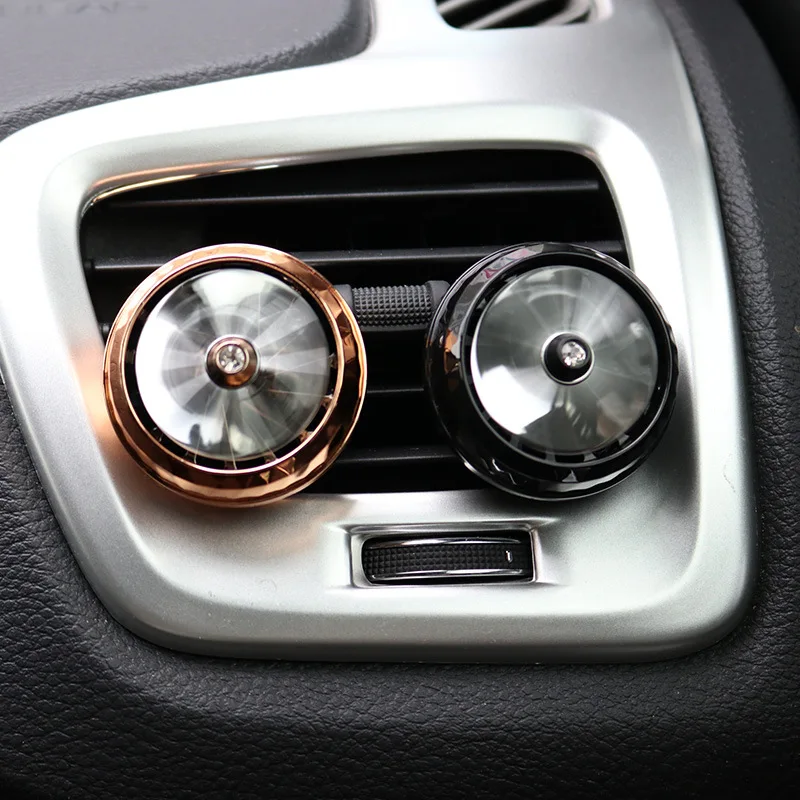 

Car Air Freshener Air Vent Perfume Freshener for BMW Audi Toyota Ford Car Decor LED Fan Fragrance Clip in Auto Car Styling