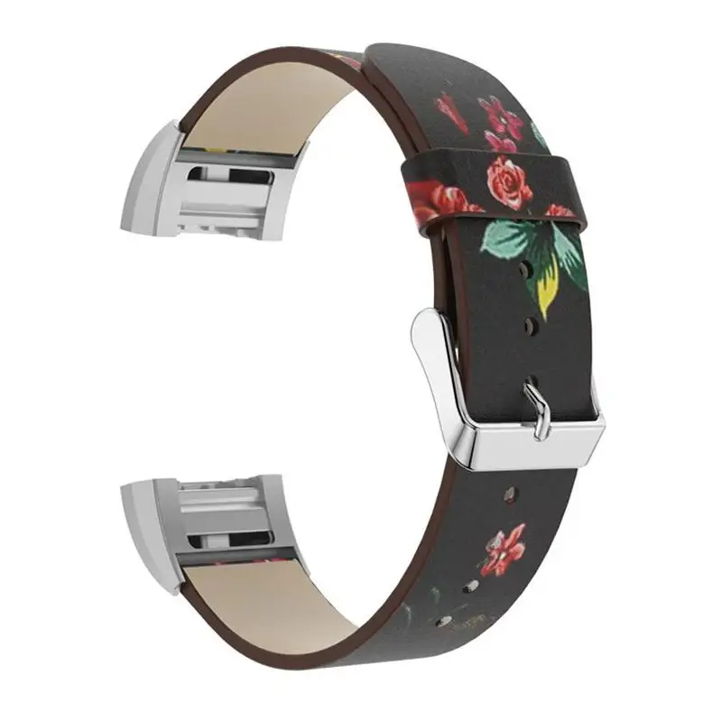 Роскошный кожаный элегантный ремешок YOOSIDE для часов Fitbit Charge 2 сменный Браслет