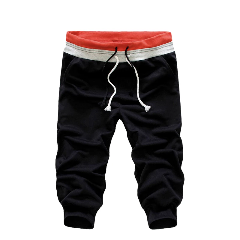 Mens Calf-Length Pants 2019 Summer Men Pants Casual Loose Pecil Pants Male Lightweight Fitness Bodybuilding Workout Clothing Men