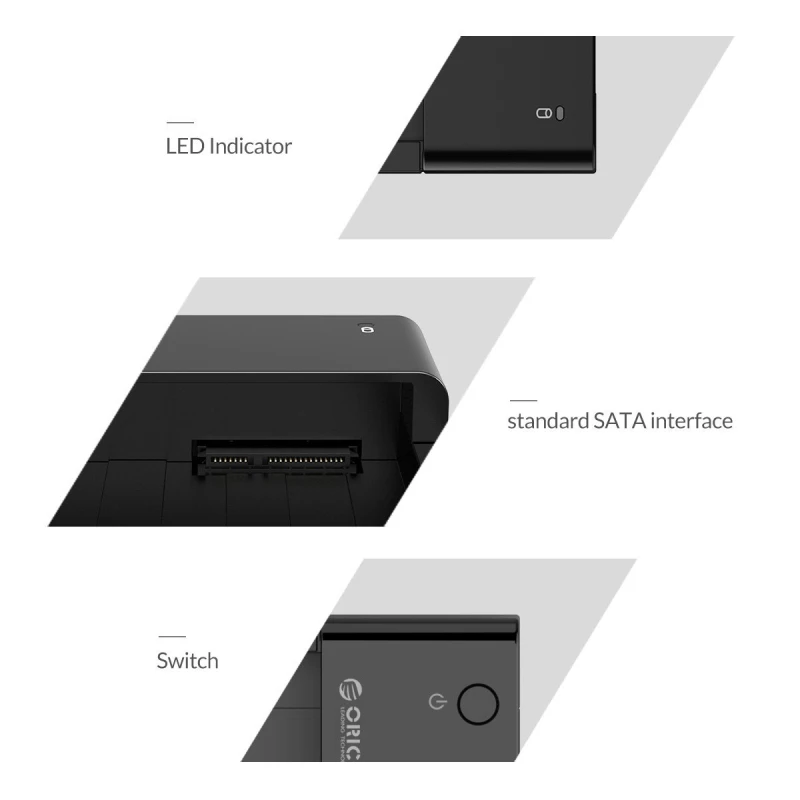 ORICO 2 5/3 5 дюйма USB3.0 и SATA жесткий диск Док станция внешний HDD SSD корпус коробка|Корпус