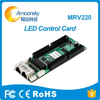 

Nova MRV220 Asynchronous led screen display receiving card full color led flexible curtain display receiving PCB good price