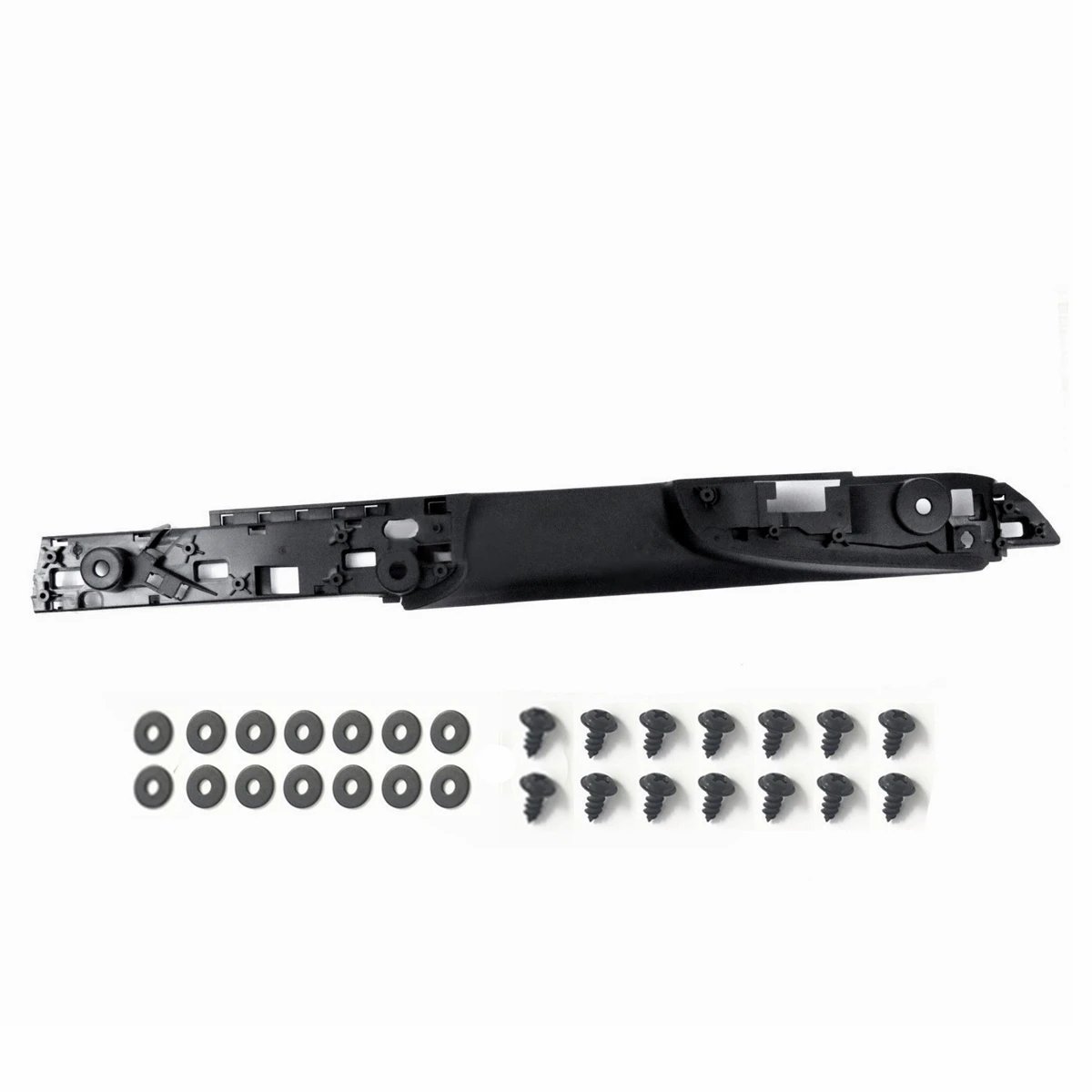 

Car Front Left / Right Door Interior Inner Handle Pull Carrier Trim Black Plastic for BMW 7 Series F01 F02 Black