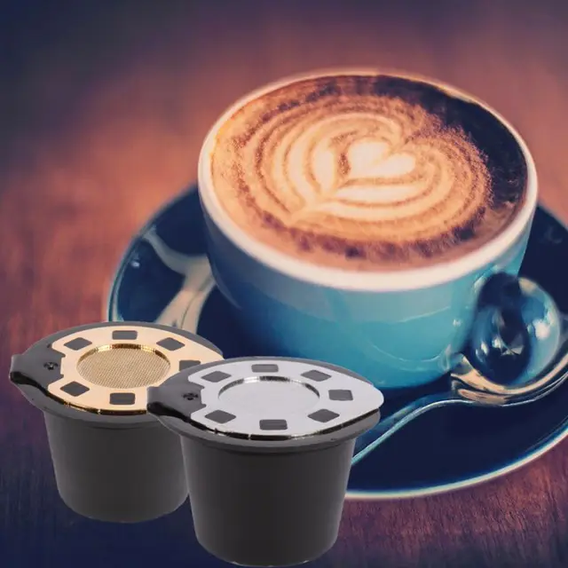 Best Price 2018 Reusable Coffee Filter Capsule Filled Coffee Shell Stainless Steel Filter new