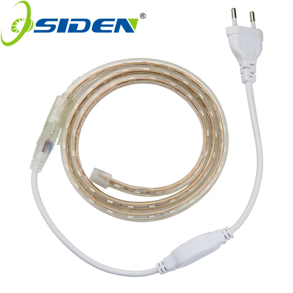 OSIDEN СВЕТОДИОДНАЯ лента SMD 5050 AC220V водонепроницаемая гибкая 220 В лампа наружная