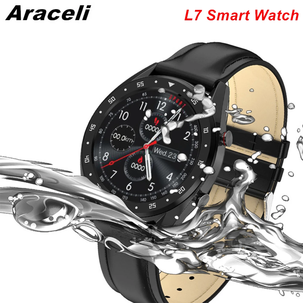 

L7 Smart Watchs Color Screen Blood Pressure Heart Rate Monitor For Android iOS Sport Band Home Health Care L7 Smartwatch