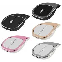 Ультра тонкий оптический 2,4 г беспроводной мышь перезаряжаемые Бесшумная мышь 1600 точек на дюйм бесшумный компьютер для портативных ПК