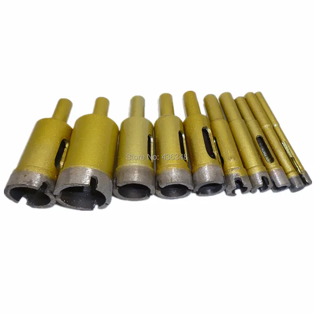 10pcs 6mm 28mm Marble Granite Hole Cutter Ceramic Tile Core Drill Bits