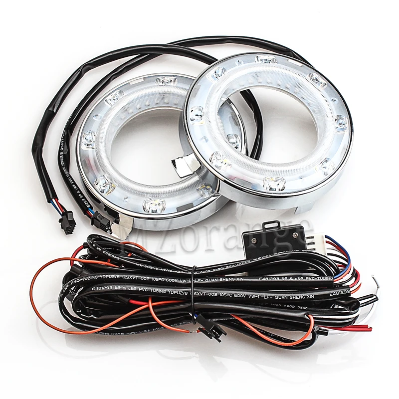

2PCS Daytime Running Light For Subaru Forester 2009 2010 2011 2012 Fog Lamp 12V Angle Eyes Waterproof DRL Car Accessories LED