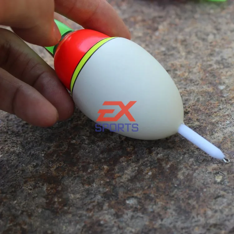 

2 Pc New EVA Fishing Float Bobber EVA Electric Light Float Pot-bellied Flats Buoyancy 30g ES1405