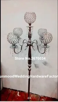 

high New!gold/sliver wedding floor walkway stands/tall and large flower vase for wedding table centerpieces