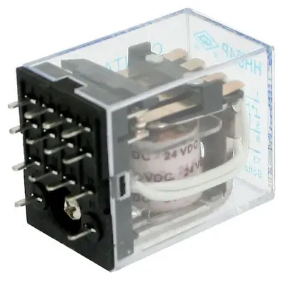 

Силовое реле общего назначения HH54PA 5A DC 24V Coil PCB 14 Pin 4PDT