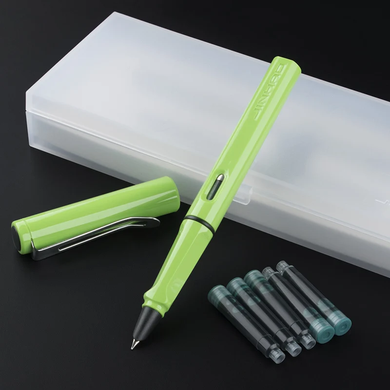 1pc Creative Jinhao Fountain Pen 0.38mm Cute luxury Writing Gifts Boys