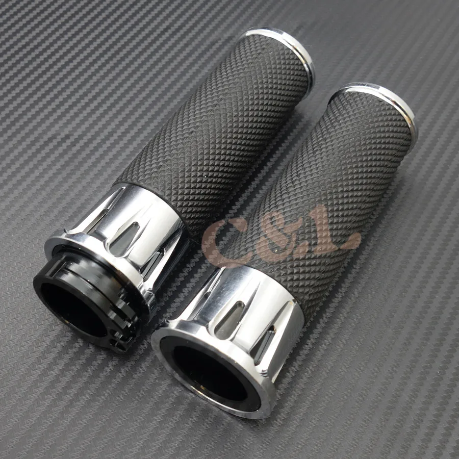 Ручки с ЧПУ для Harley Dyna Softail 1200 883 1 дюйм 25 мм|grip washer|cnc processgrip pictures |