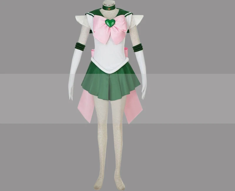 

Customize Sailor Moon SuperS Makoto Kino Sailor Jupiter Cosplay Costume Dress Outfit