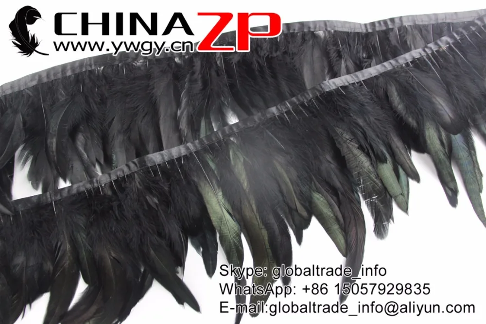 1 Directly Dyed Rooster Half Bronze Schlappen Feather Trim (9)