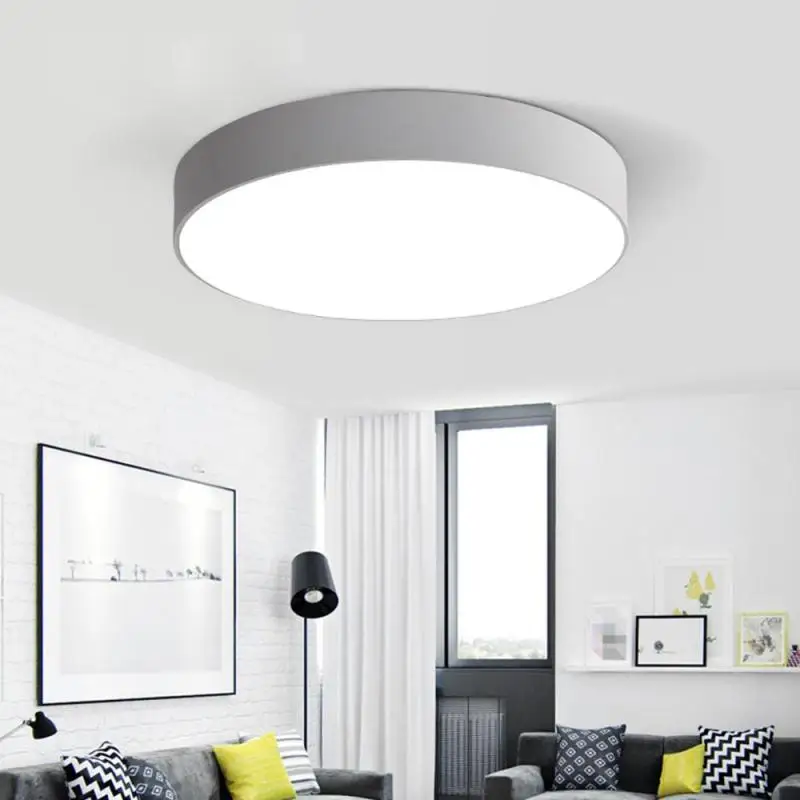 

Ultra Thin Modern LED Ceiling Light Metal Simple Decoration Fixtures Study Dining Room Balcony Ceiling Lights Office Lamp Z3