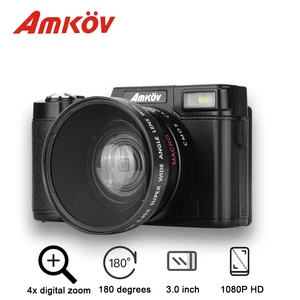Original AMKOV CD-R2 Digital Camera Video Camcorder With 3'' 180 Degrees Rotatable TFT Screen/ UV Filter Support LED Flash Light Original AMKOV CD-R2 Digital Camera Video Camcorder With 3'' 180 Degrees Rotatable TFT Screen/ UV Filter Support LED Flash Light