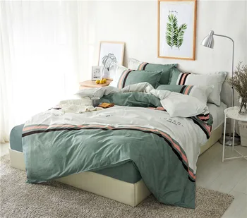 

BEST.WENSD Quality western Sweet style bedding fresh series super soft queen comforter sets Home textiles bedding ropa de cama
