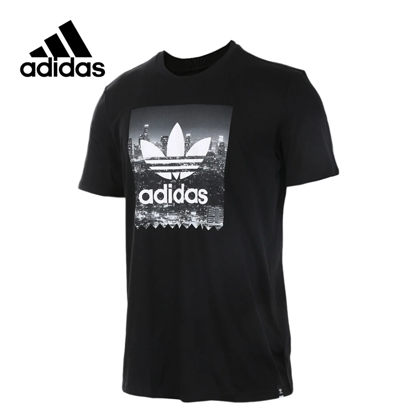 

Original Official Adidas NY PHOTO TEE Men's Trainning & Exercise T-shirts Short Sleeve Sportswear Outdoor Clothing Sport Top