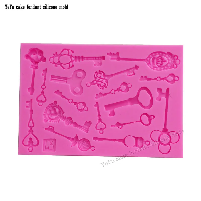 

Hot Selling Many Keys Shape Lace Mold Cake Decorating Tools Mold Silicone Mold Fondant Silicone clay/rubber F0875