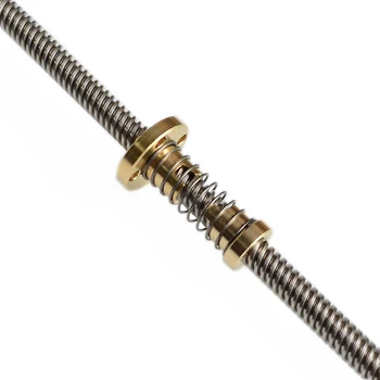 

T8 Anti Backlash Spring Loaded Nut Elimination Gap Nut for 8mm Acme Threaded Rod Lead Screws DIY CNC 3D Printer Parts