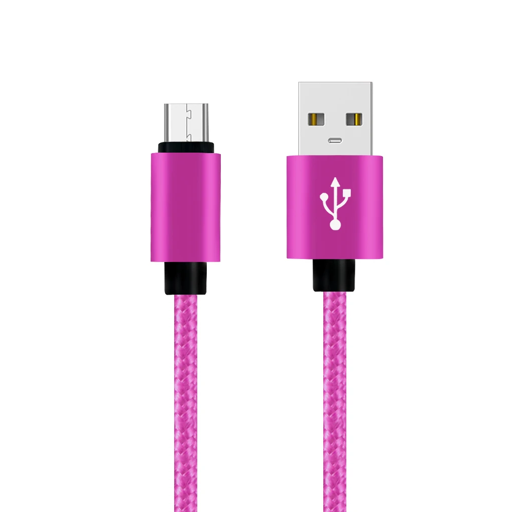 نقل البيانات و شحن النايلون كابل اكتب موصل سامسونج شاحن هاتف محمول يعمل بنظام تشغيل أندرويد شاحن سلك الحبل كابل سلك Microusb نقل البيانات و شحن النايلون كابل اكتب موصل سامسونج شاحن هاتف محمول يعمل بنظام تشغيل أندرويد شاحن سلك الحبل كابل سلك Microusb