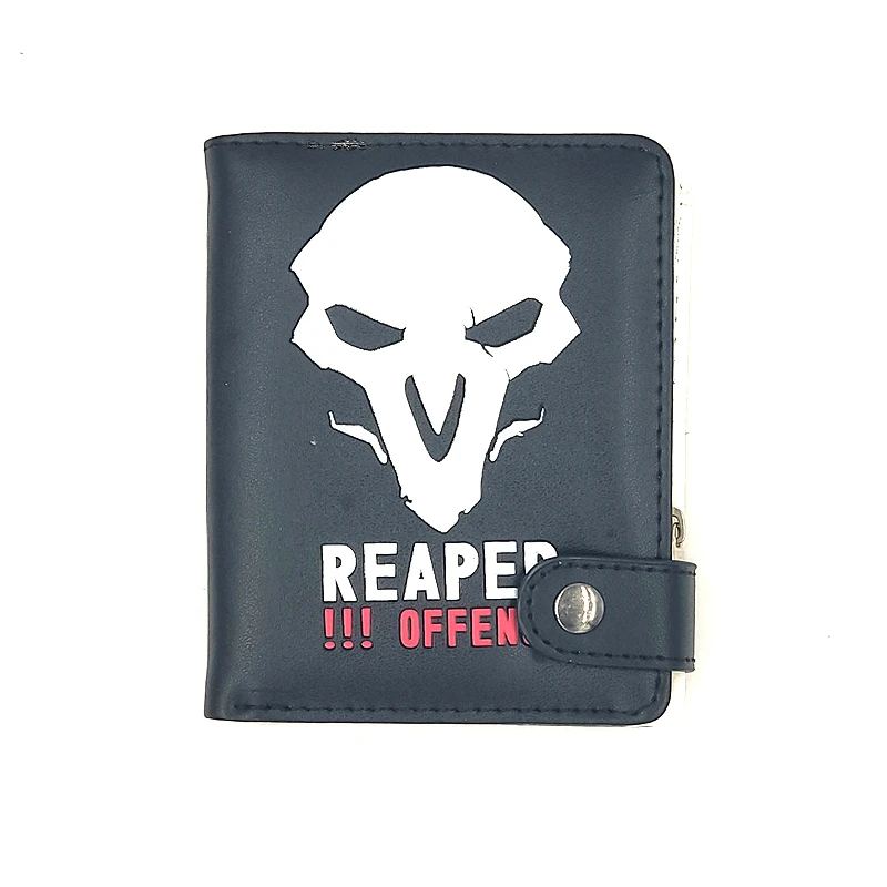 

wholesale overwatch Reapeshort hasp zipper Purse the Overwatch game Reaper Genji Tracer money wallet for school kids