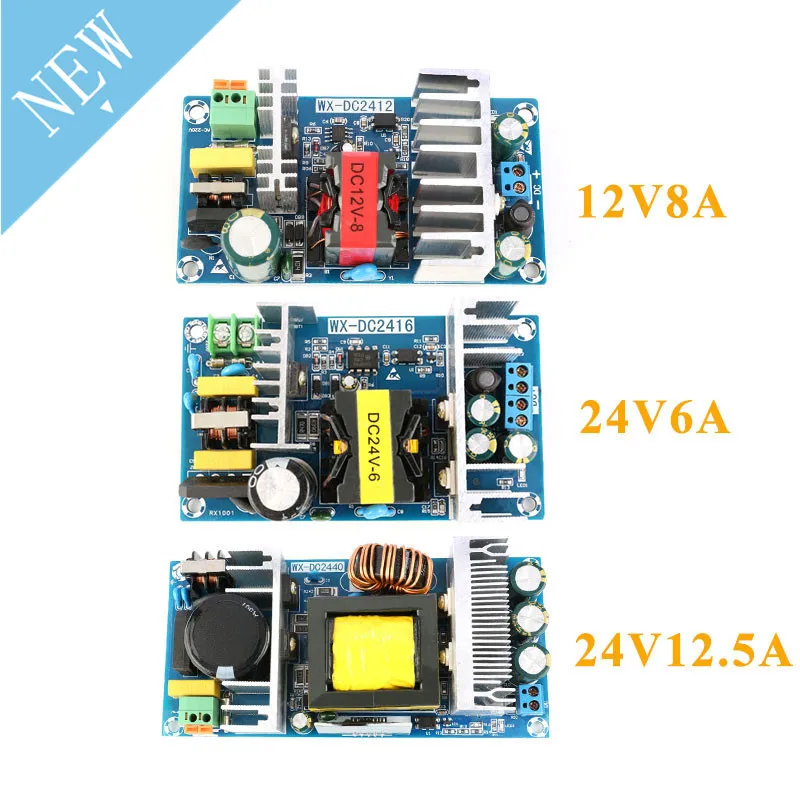 12V8A 24V6A 24V12.5A AC DC изолированный модуль питания понижающий преобразователь 100 Вт 150